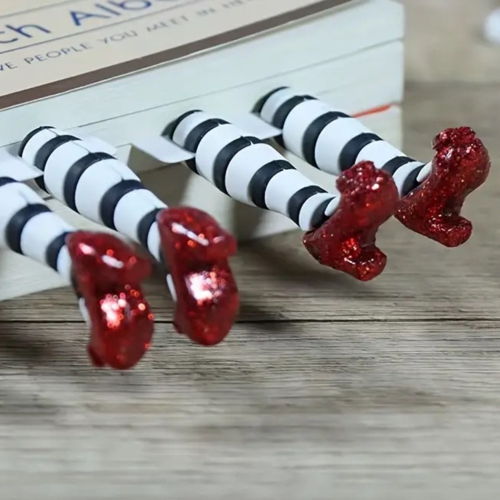 Wizard of Oz Wicked Witch Of The West Inspired Dorothy Ruby Slippers Bookmark - Picture 5 of 9
